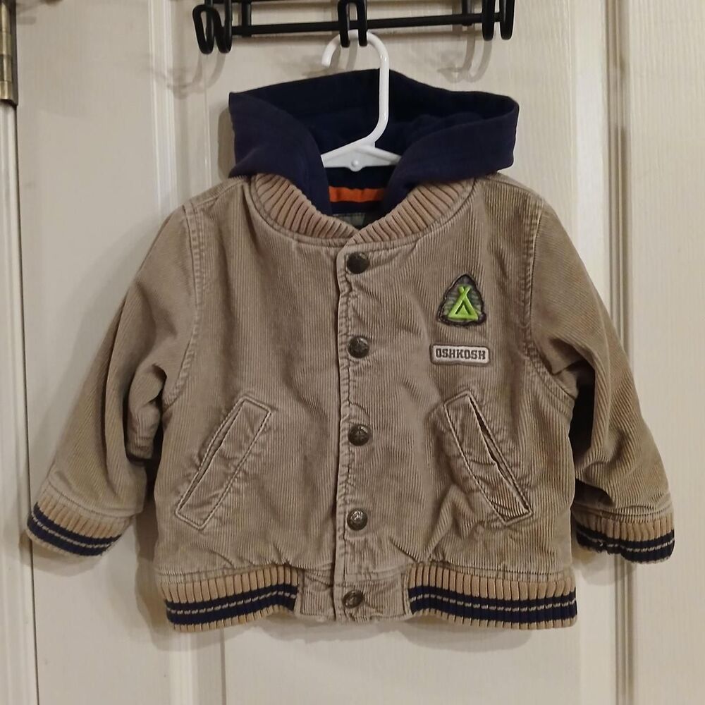 Oshkosh-b-gosh Tan and Navy Jacket - Picture 1 of 6